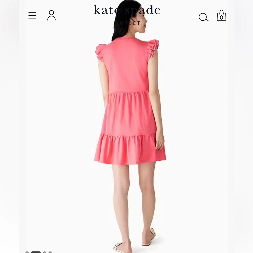 Kate Spade Pink Trapeze Knit Dress Women's Size Medium